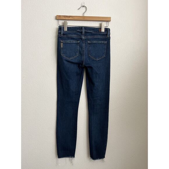 PAIGE Verdugo Ankle Denim Jeans Blue Size 25 - Picture 4 of 8
